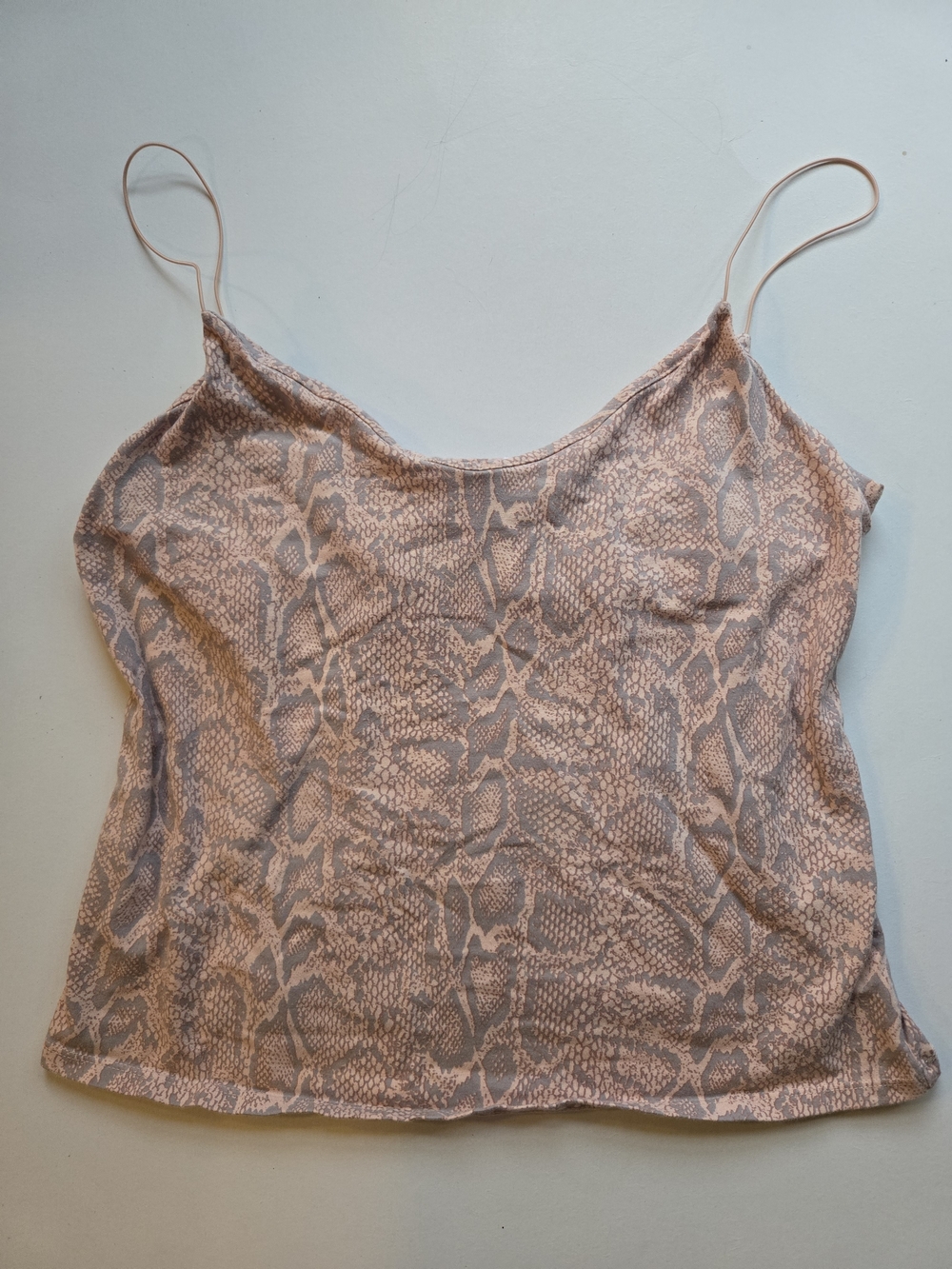 Vintage Victoria’s Secret Snake Print Cami Tank Top Large Y2K Spaghetti Strap